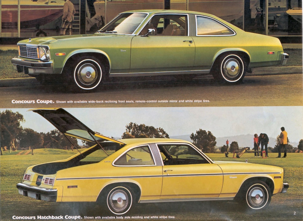 1975 Chevrolet Nova and Concours Brochure Page 4